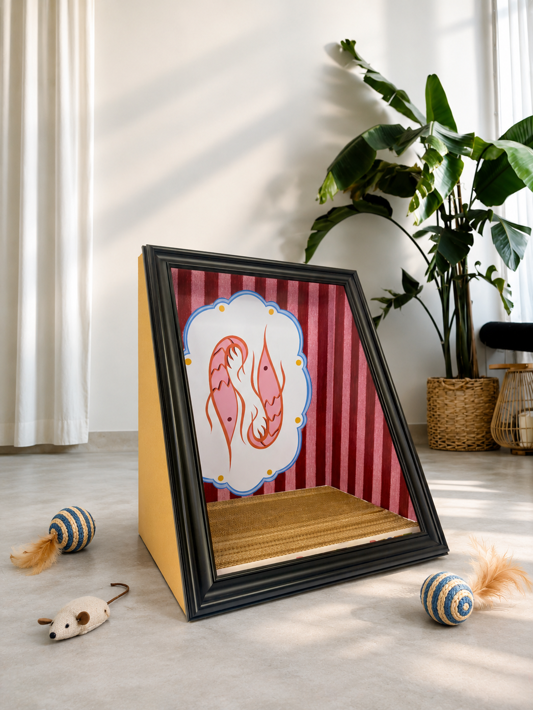 Whimsical Prawn A-Frame Scratcher