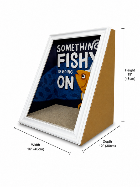 Something Fishy" A-Frame Scratcher