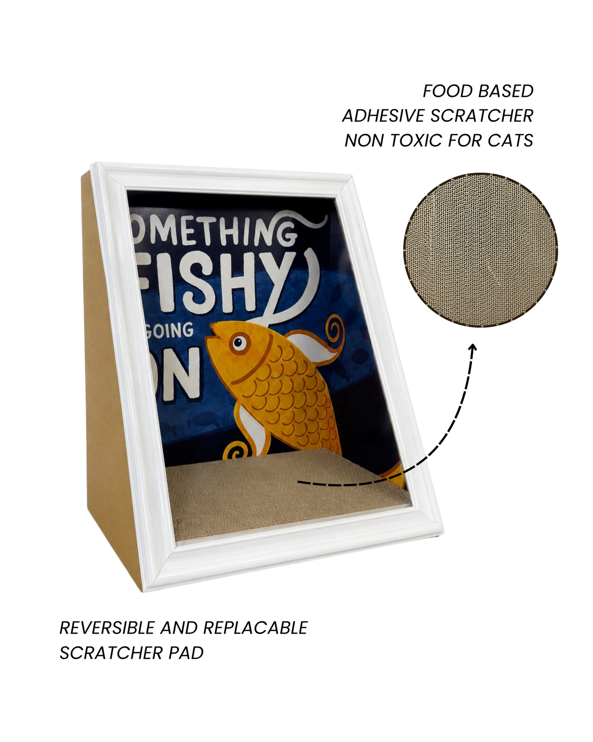 Something Fishy" A-Frame Scratcher