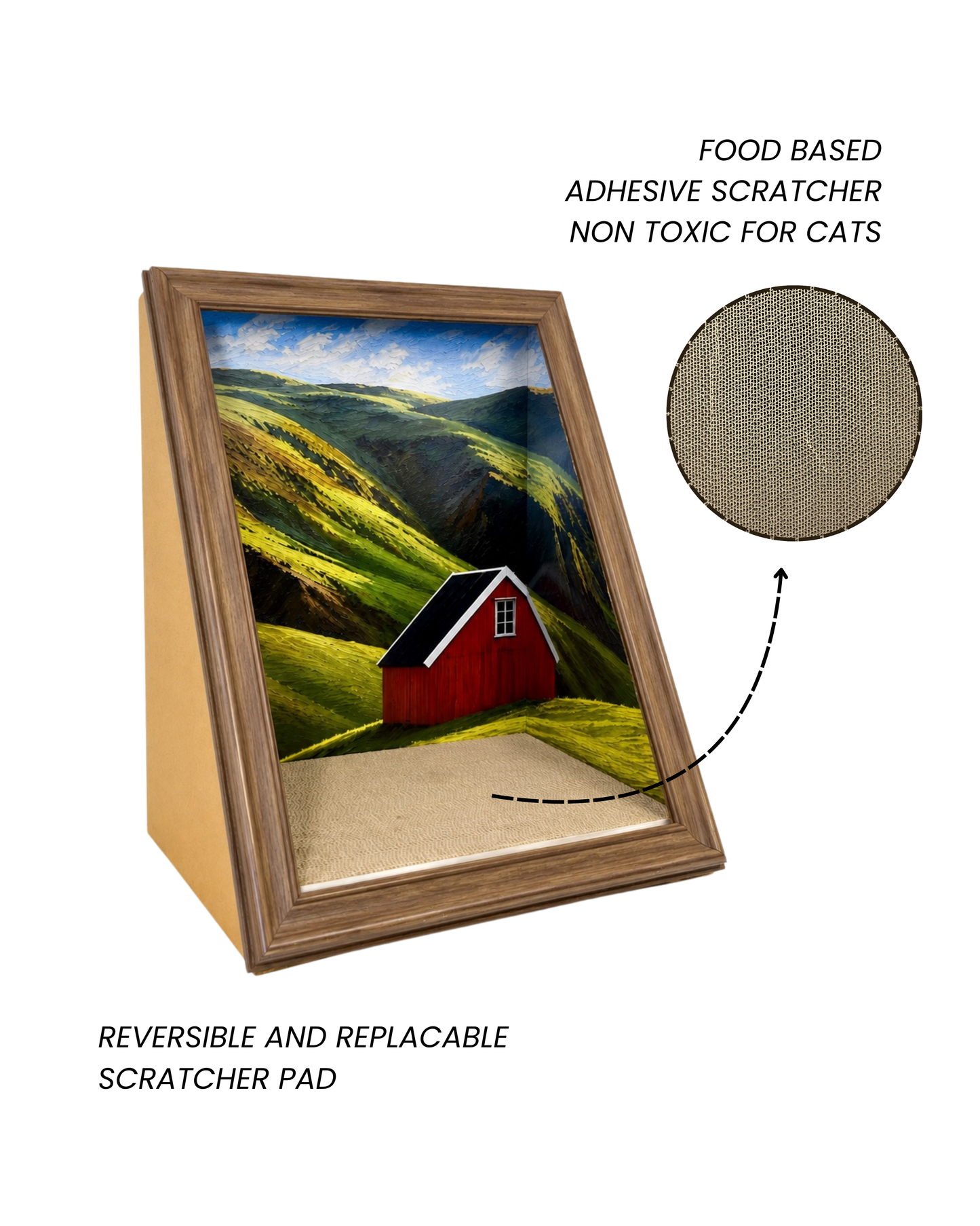 Countryside Barn A-Frame Scratcher