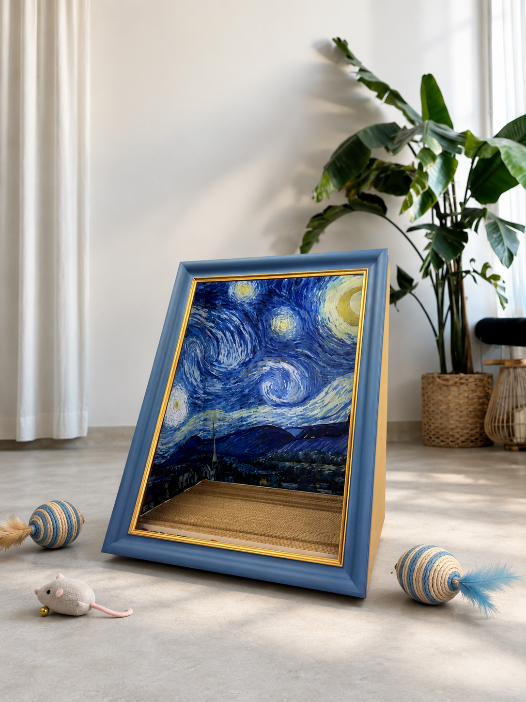 Starry Night A-Frame Scratcher