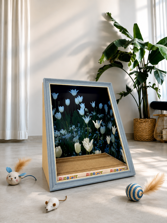 Midnight Tulips A-Frame Scratcher