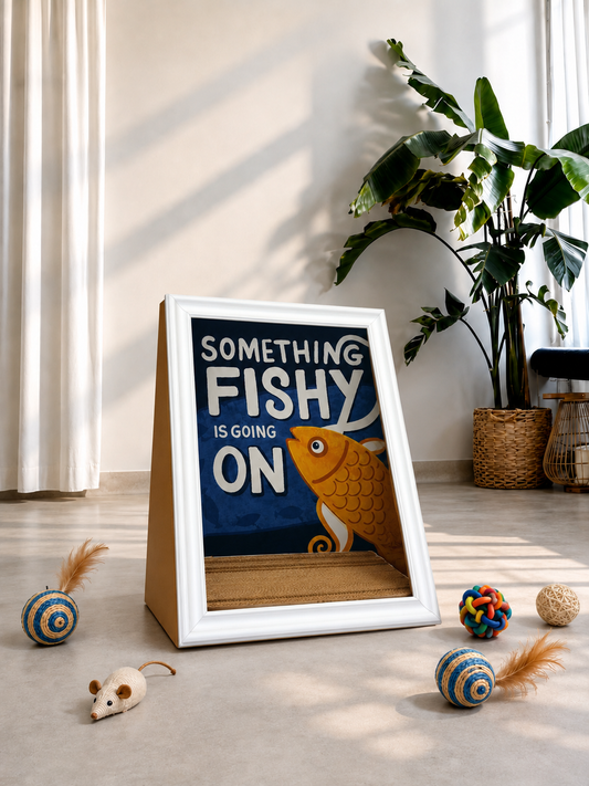 Something Fishy" A-Frame Scratcher