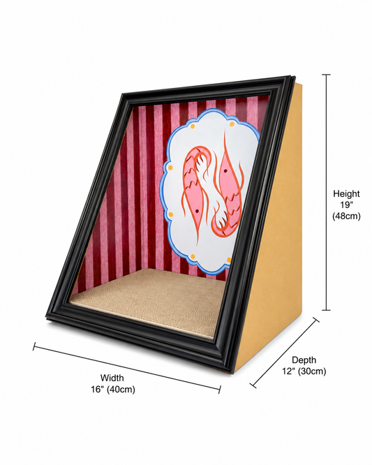 Whimsical Prawn A-Frame Scratcher