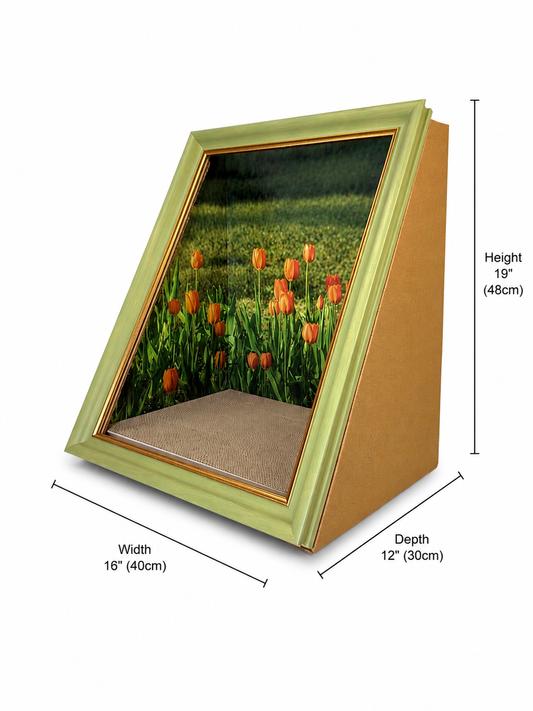 Sunlit Tulips A-Frame Scratcher
