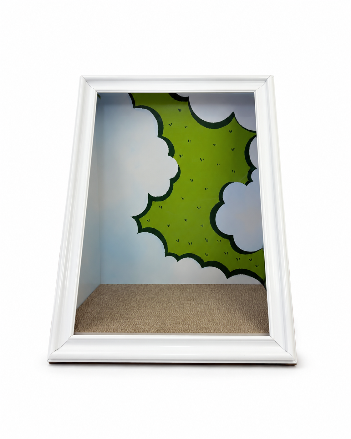 Pop-Art Clouds A-Frame Scratcher