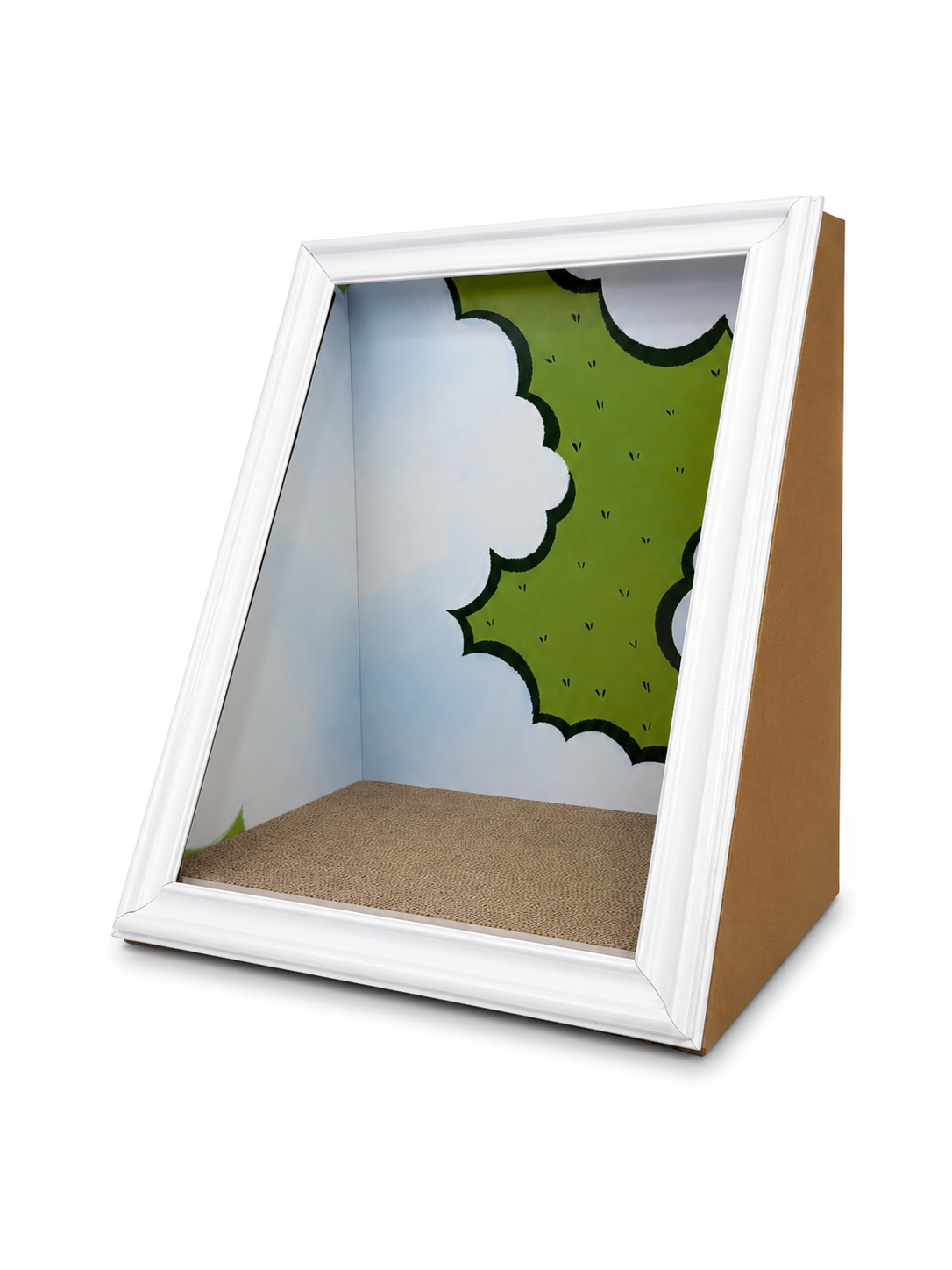 Pop-Art Clouds A-Frame Scratcher