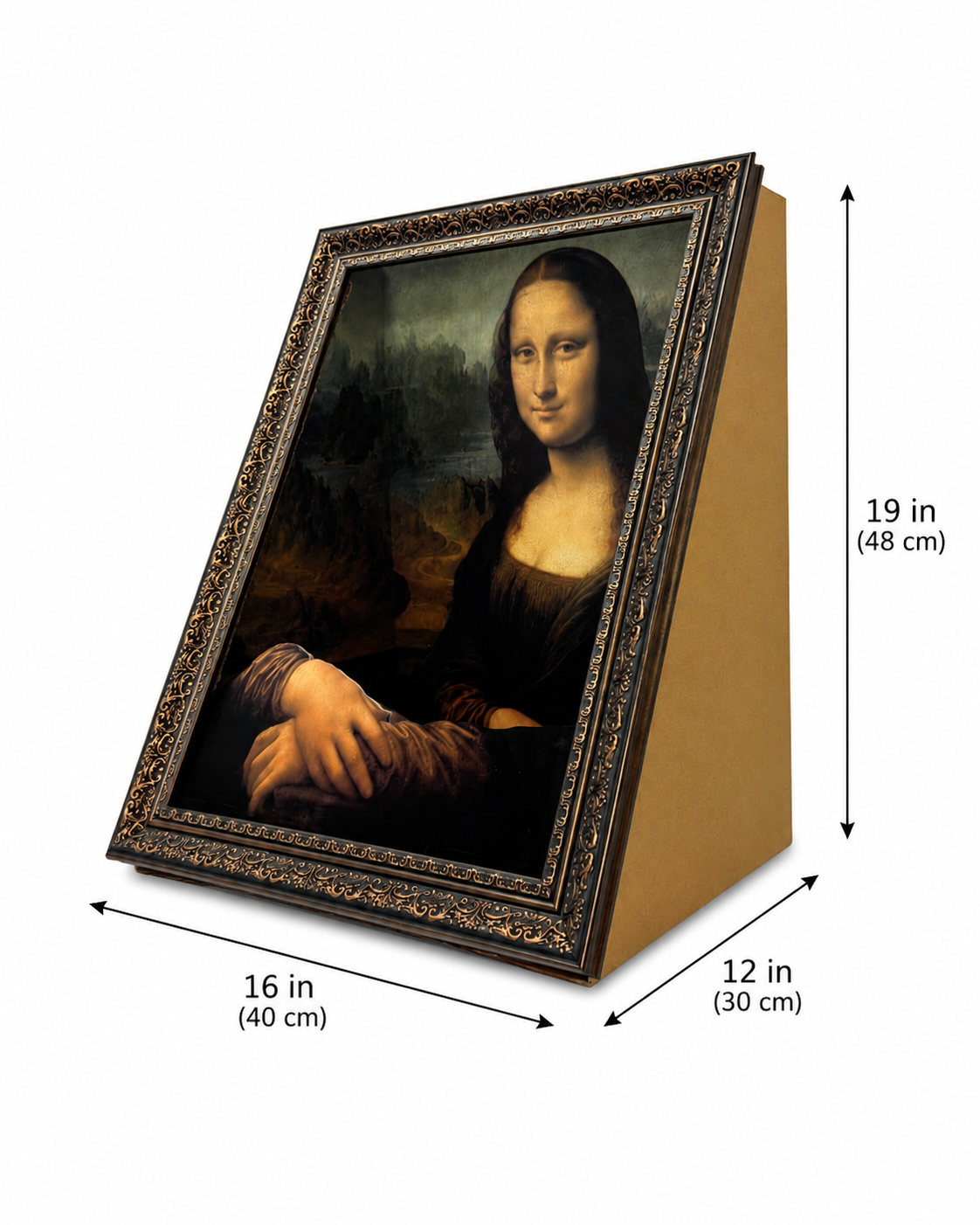 The Mona Lisa A-Frame Scratcher