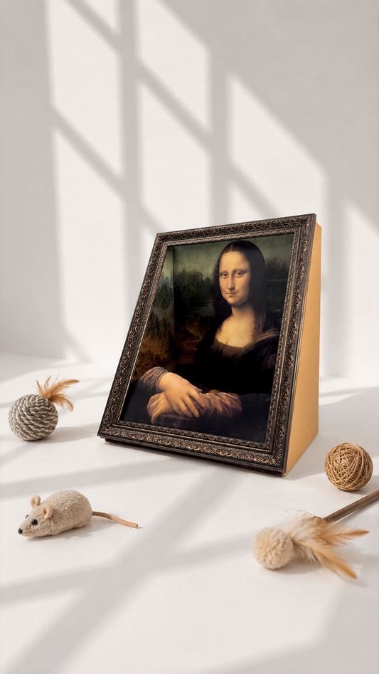The Mona Lisa A-Frame Scratcher