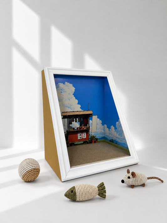 Summer Stall A-Frame Scratcher